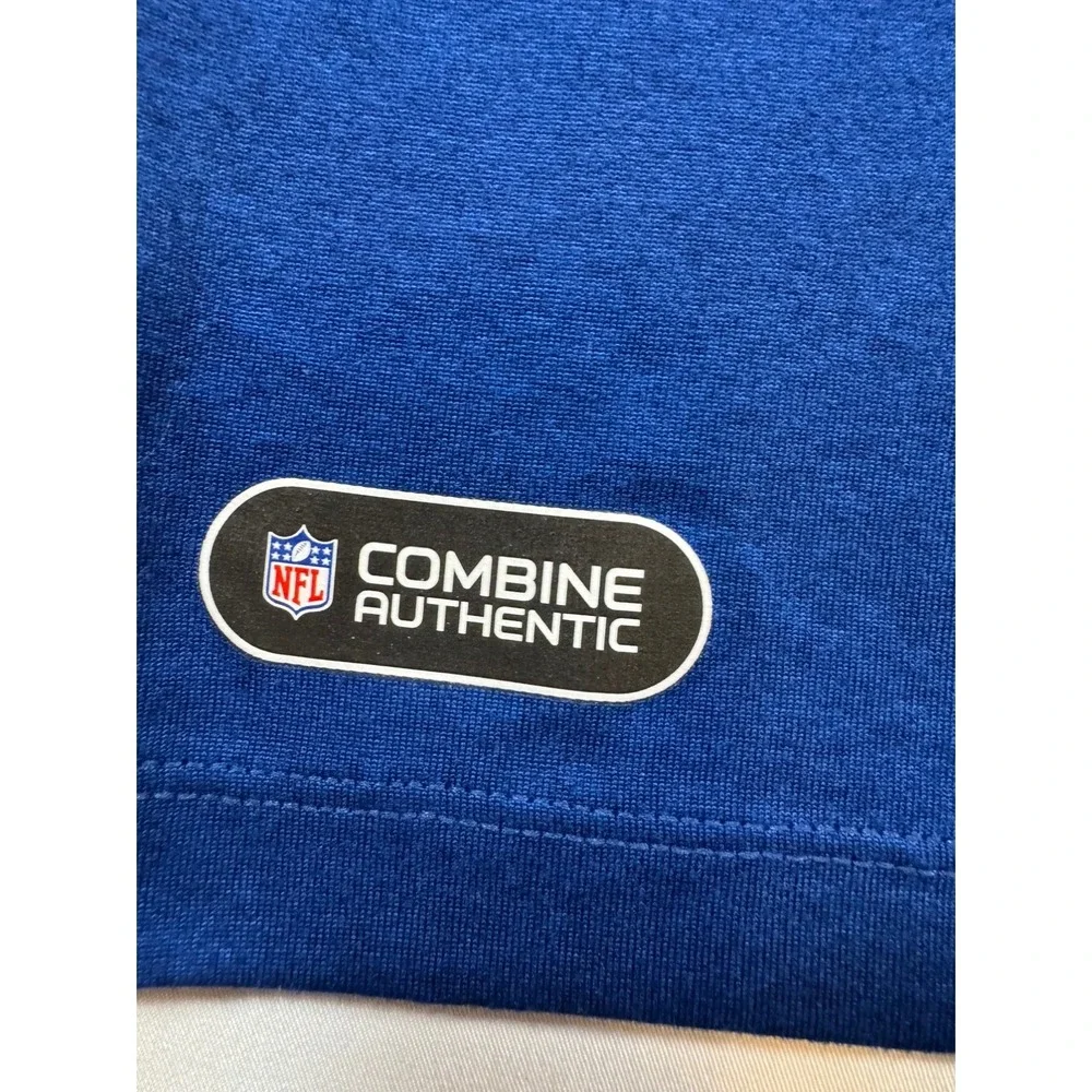 Men's Under Armour Indianapolis Colts Combine Authentic Shirt Blue Sz Medium